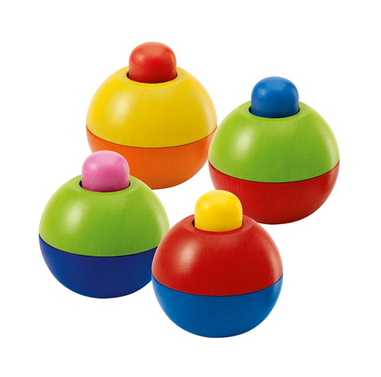 Schmidt Spiele Quietschkugel, 4x1 im Polybeutel Spielzeug