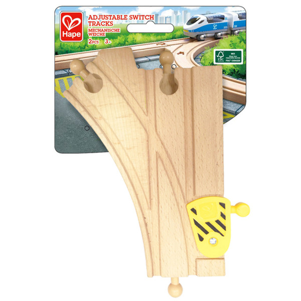 Hape Mechanische Y-Eisenbahnschienen, 2 Stück