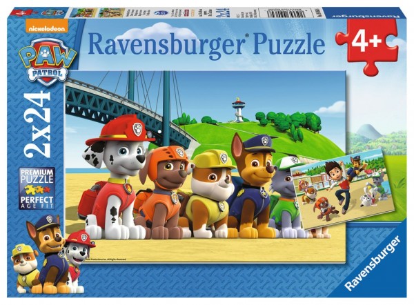 Ravensburger Puzzle 2x24 Teile PAW Patrol Heldenhafte Hunde Spielzeug
