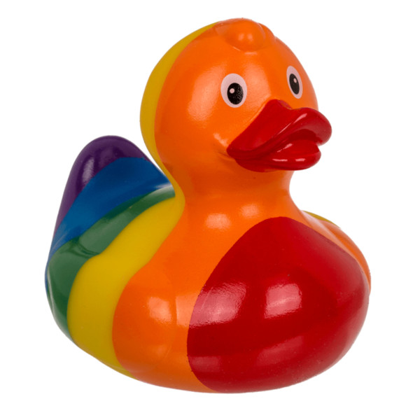 Regenbogen Quietsche-Ente