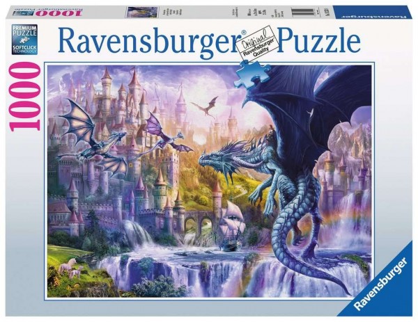 Ravensburger Spiele Drachenschloss 1000 Teile Spielzeug