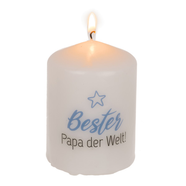 Stumpenkerze, Bester Papa der Welt