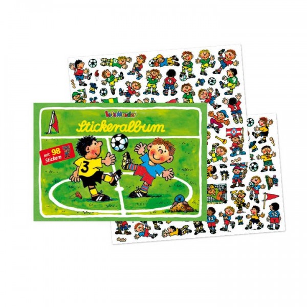 Lutz Mauder Verlag Stickeralbum Fußballer Fritz Flanke Spielzeug