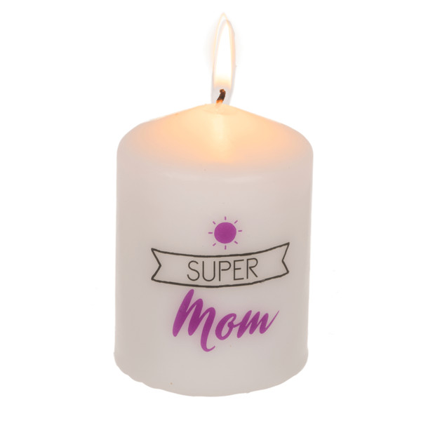 Stumpenkerze, Super Mom