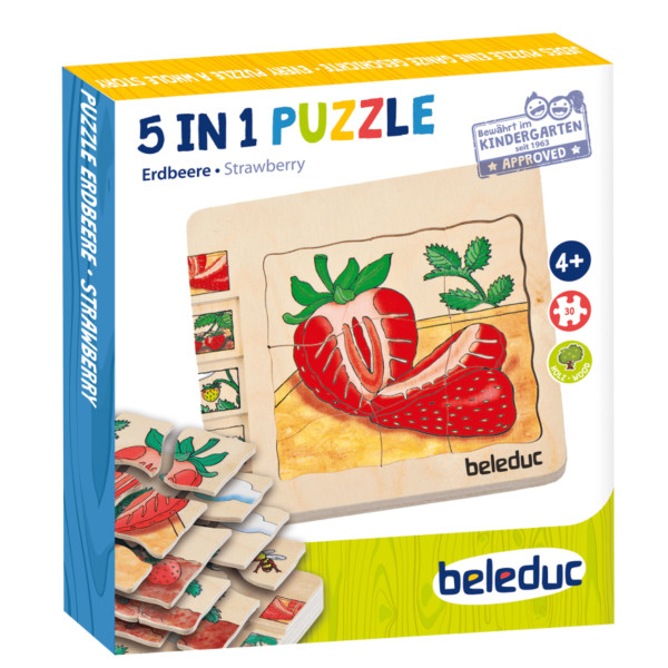 Beleduc Lagen-Puzzle &quot;Erdbeere&quot;