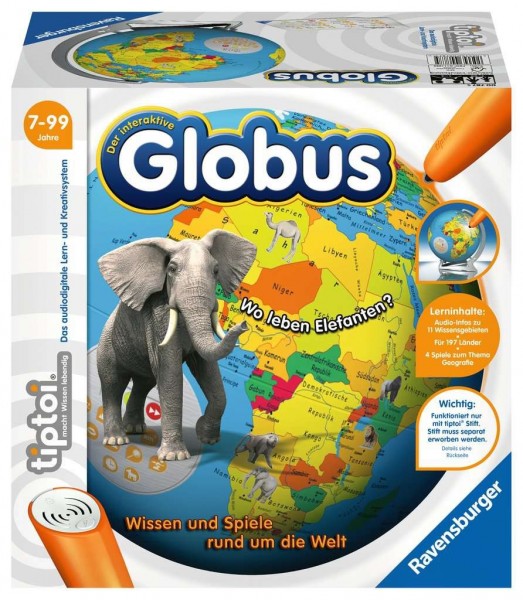 Ravensburger tiptoi® Der interaktive Globus Spielzeug