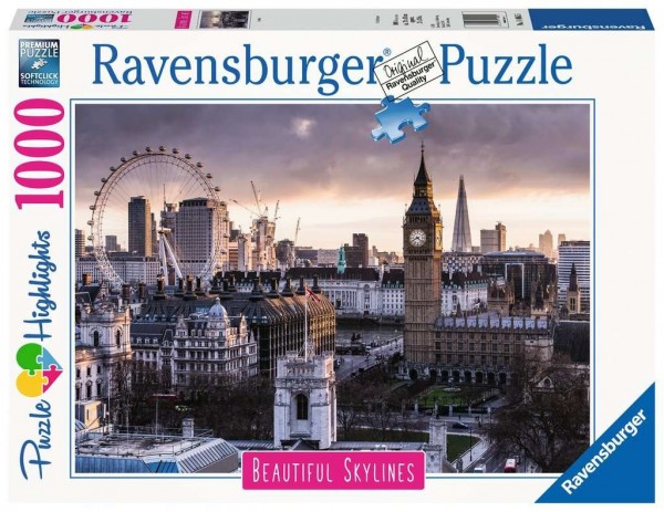 Ravensburger Puzzle - London - 1000 Teile Erwachsenenpuzzle Spielzeug
