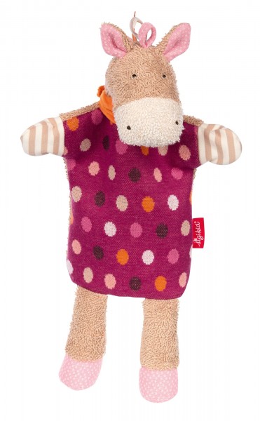 Sigikid Handpuppe und Schnuffeltuch Pferd Hoppe Dot Spielzeug