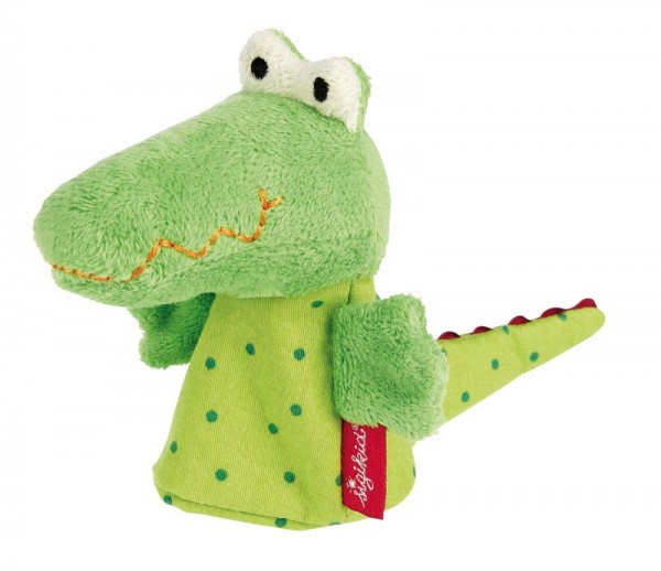 Sigikid Fingerpuppe Krokodil Spielzeug