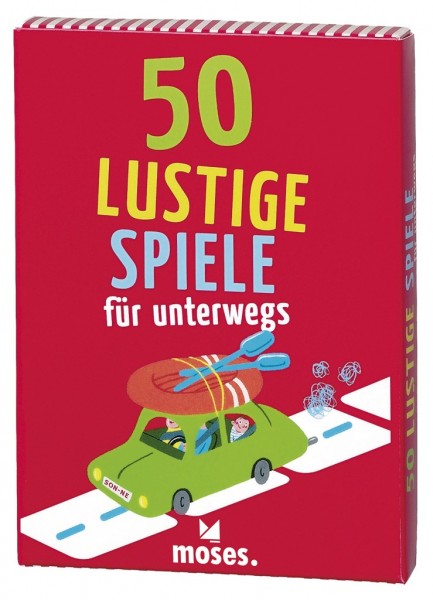 Moses 50 Lustige Spiele für Unterwegs Spielzeug