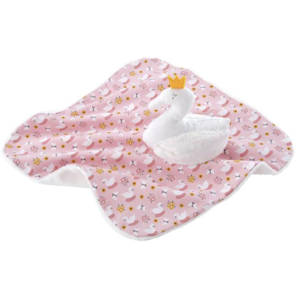 Käthe Kruse Decke mit Kuschelkissen Schwan