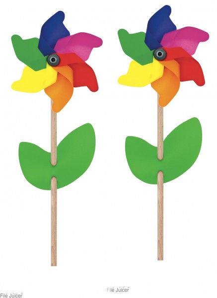 Aurich Windrad Regenbogen,Blatt,mini Spielzeug
