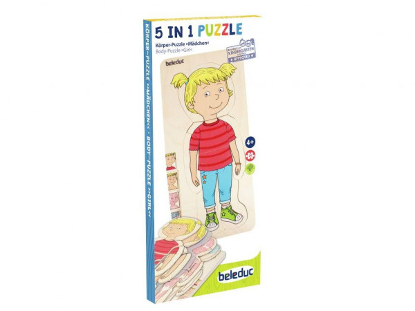 Beleduc Lagen-Puzzle &quot;Dein Körper&quot; Mädchen