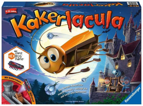Ravensburger Kakerlacula Lauf- und Sammelspiel mit Fluggarantie für Kinder ab 6 Jahren Spielzeug