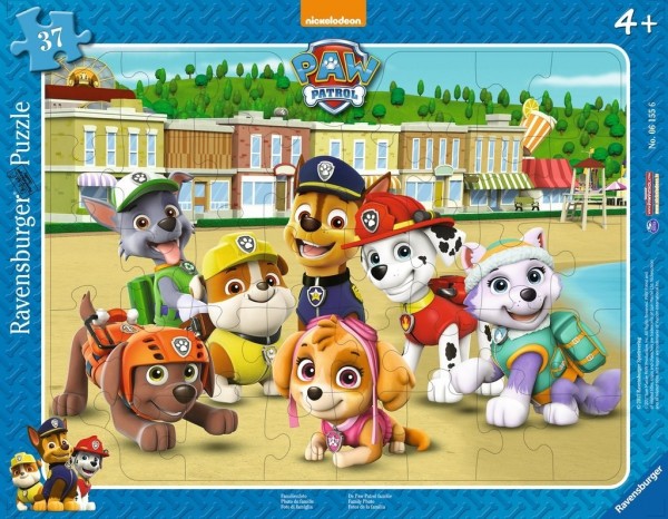 Ravensburger Spieleverlag Kinderpuzzle - Paw Patrol, Familienfoto 37 Teile Spielzeug
