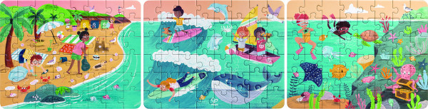 Hape Ein-Tag-am-Meer-Puzzle