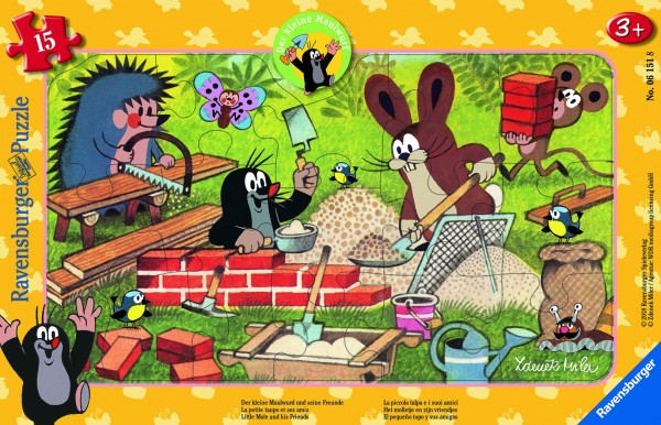 Ravensburger Puzzle Maulwurf+Freunde 15 Teile Spielzeug