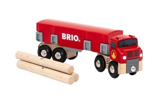 Brio Holztransporter m. Magnetladu Spielzeug