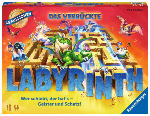 Ravensburger Das verrückte Labyrinth: Das Spiel, bei dem sich dauernd alles ändert.