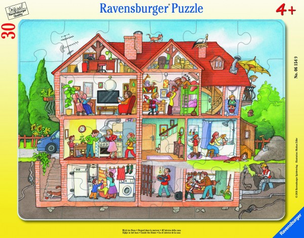 Ravensburger Blick ins Haus Puzzle 30 Teile Spielzeug