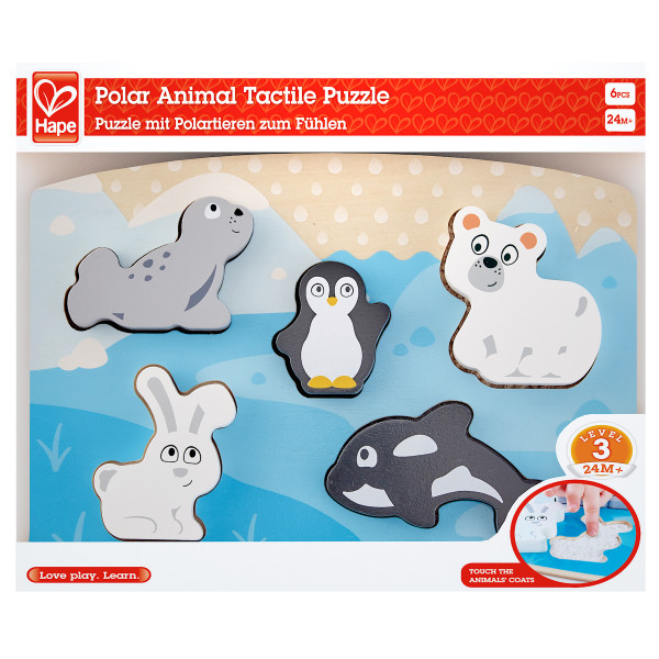 Hape Fühlpuzzle Polartiere