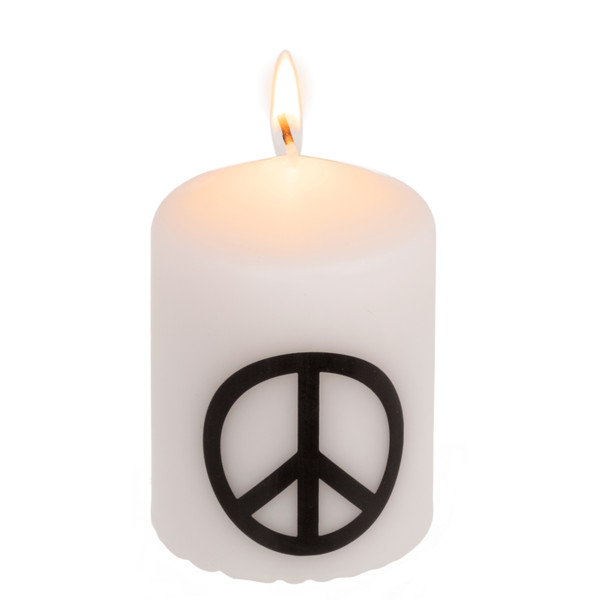 Stumpenkerze, Peace
