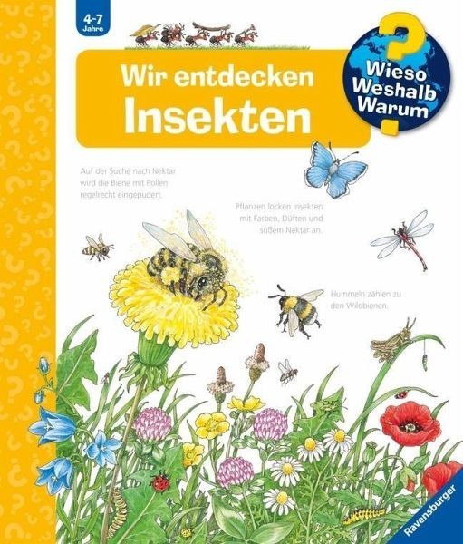 Ravensburger Buch WWW39 Wir entdecken Insekten Spielzeug