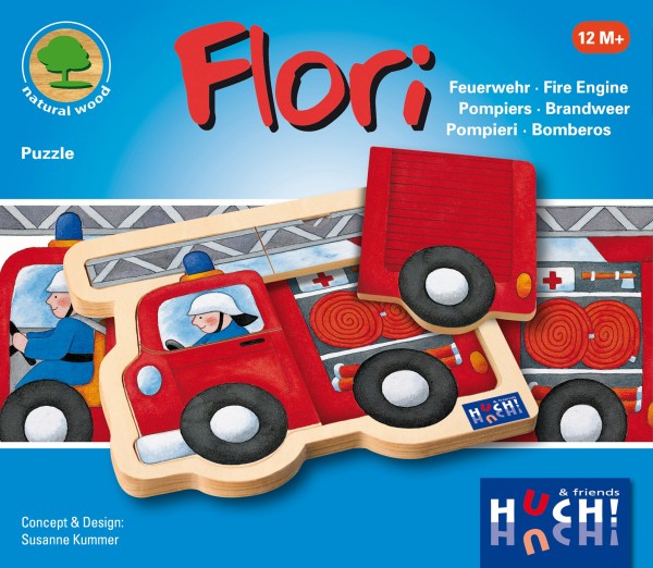 Hutter Flori Puzzle Feuerwehr Spielzeug