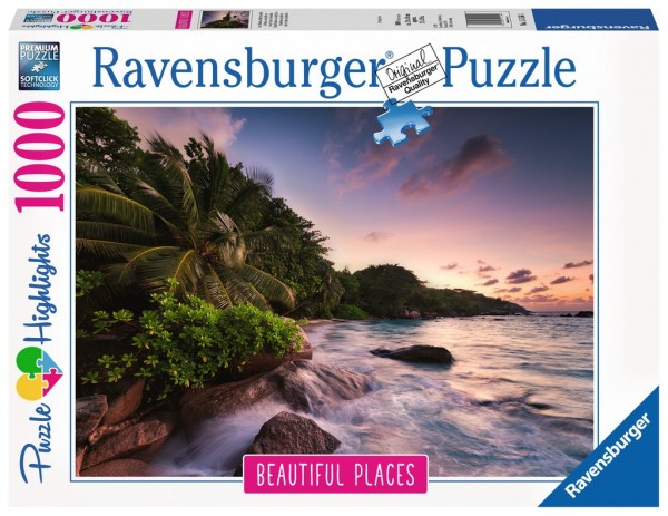 Ravensburger Spieleverlag Puzzle - Insel Praslin auf den Seychellen - 1000 Teile Spielzeug
