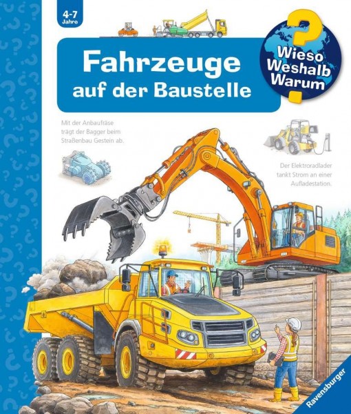 Ravensburger WWW7 Fahrzeuge auf der Baustelle Spielzeug