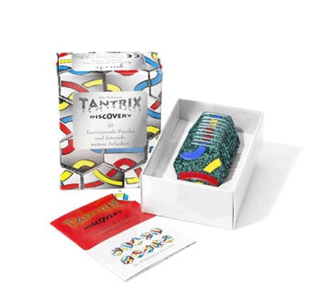 Tantrix Discovery-Puzzle schwarz Holz Spielzeug