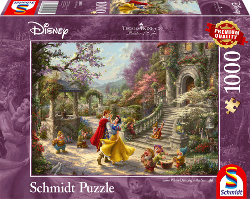 Schmidt Spiele Thomas Kinkade Studios: Disney Schneewittchen - Tanz mit dem Prinzen: 1.000-teiliges