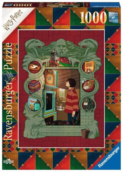 Ravensburger Puzzle - Harry Potter bei der Weasley Familie - 1000 Teile Spielzeug