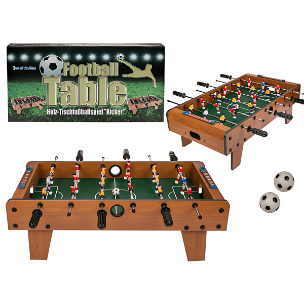 Holz-Tischfußballspiel