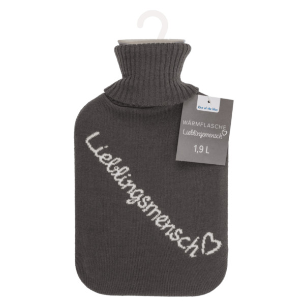 Cremefarbene Wärmflasche, Lieblingsmensch