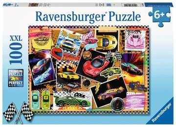 Ravensburger Spiele Ravensburger Kinderpuzzle - Rennwagen Pinnwand Spielzeug