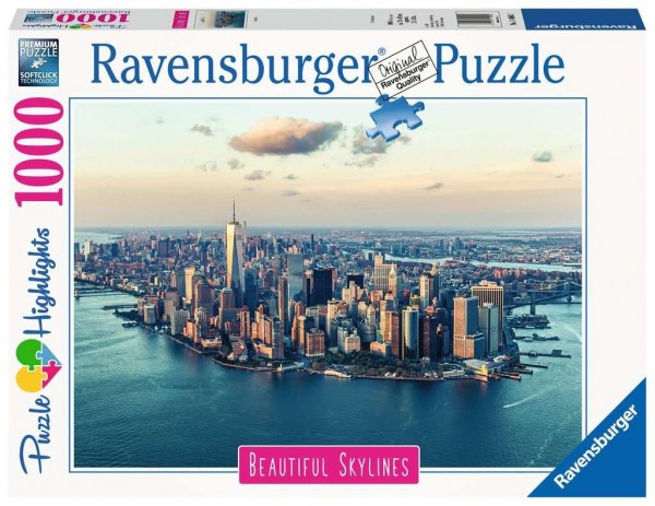 Ravensburger Puzzle - New York - 1000 Teile Erwachsenenpuzzle Spielzeug
