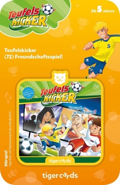 Tigermedia tigercard - Teufelskicker - Folge 72: Freundschaftsspiel Spielzeug