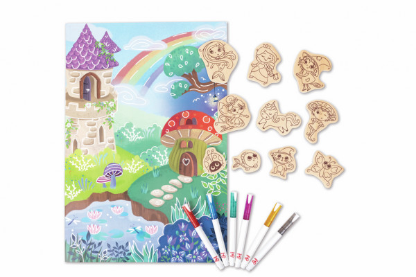 Hape Mal &amp; Spielset „Zauberwald“