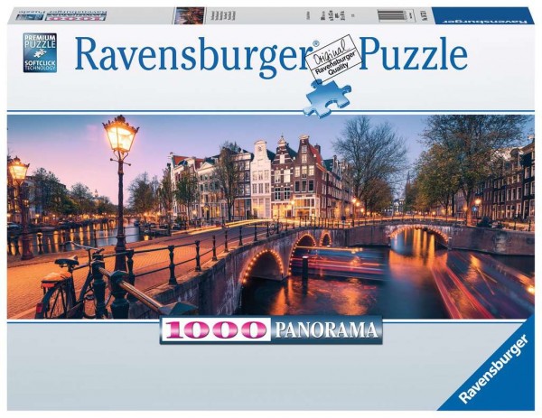Ravensburger Puzzle - Abend in Amsterdam - 1000 Teile