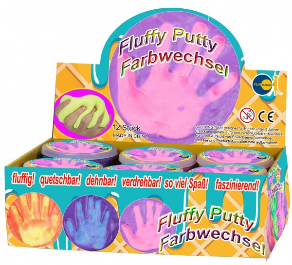 Fun Trading Fluffy Putty Farbwechsel Spielzeug