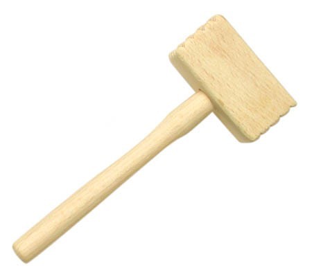 NIC Holz-Fleischklopfer 16 cm Spielzeug