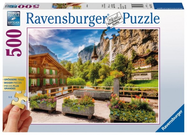 Ravensburger Spieleverlag Puzzle - Lauterbrunnen - 500 Teile Spielzeug