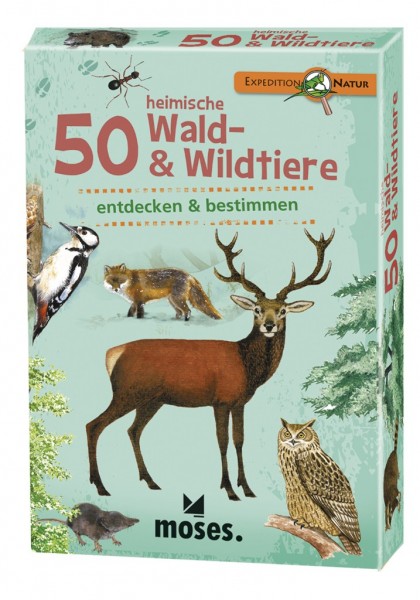 Moses Expedition Natur - 50 heimische Wald- & Wildtiere Spielzeug
